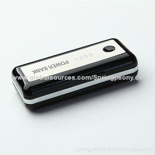 Power Bank with USB2.0, LED Flashlight, Power Supply and Mobile Charger